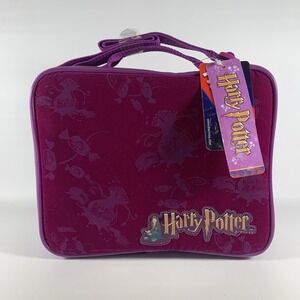 Vintage Harry Potter Bertie Botts Beans Hermione Lunchbox w/ Thermos 2001 NWT